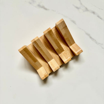 Bamboo Peaked Soap Dish